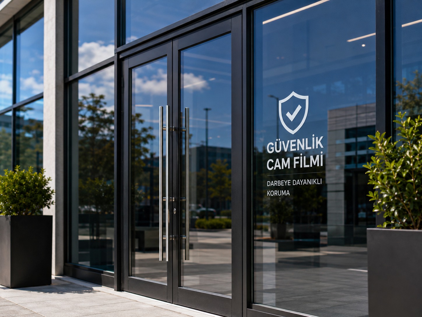 Güvenlik cam filmi uygulaması